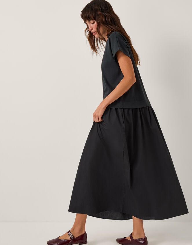 Felly Jersey Cap Sleeve Maxi Dress, Blue (NAVY), large