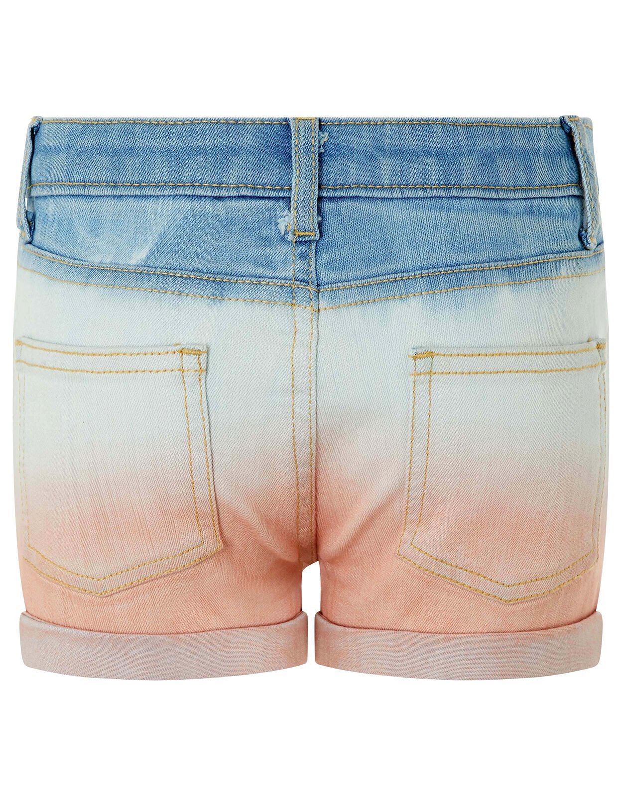 Darlene Tie Dye Denim Shorts Blue