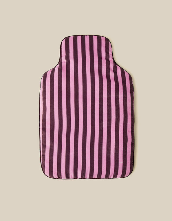 Stripe Velvet Hot Water Bottle Cover, , large