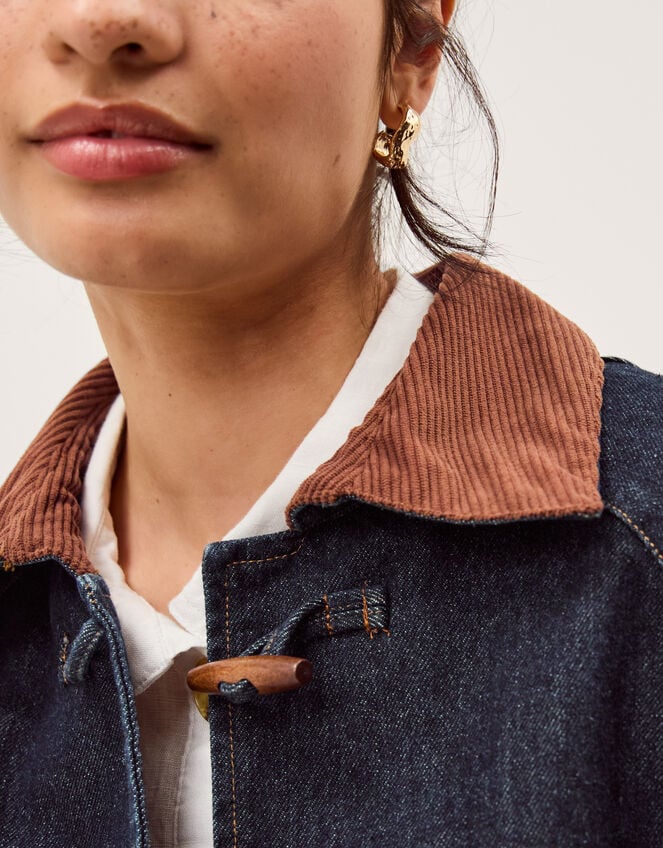 Kit Denim Barn Jacket, Blue (INDIGO), large