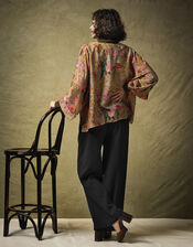 One Hundred Stars Autumn Chintz Kimono, , large