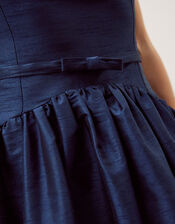 Mila Fit and Flare Midi Dress, Blue (NAVY), large