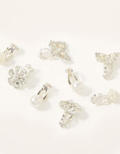 Pearl Clip On Earring Set, , large