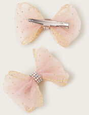 2-Pack Bridesmaid Bow Clips, , large