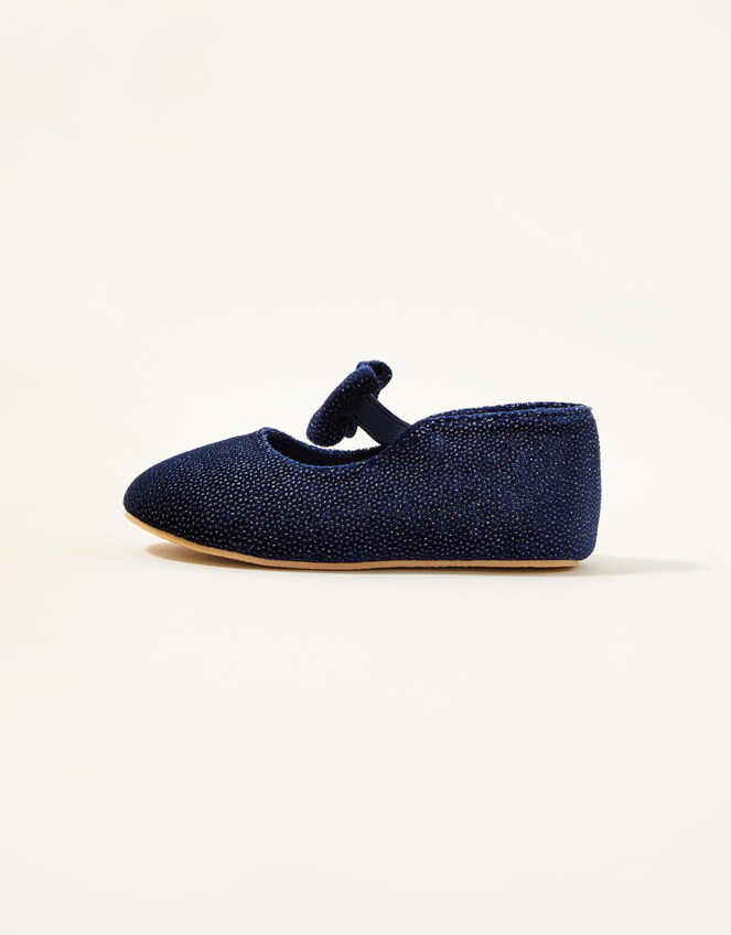 Velvet Walker Shoes, Blue (NAVY), large