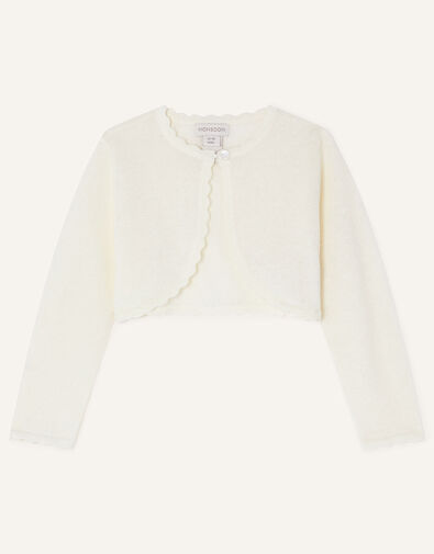 Baby Niamh Cardigan , Ivory (IVORY), large