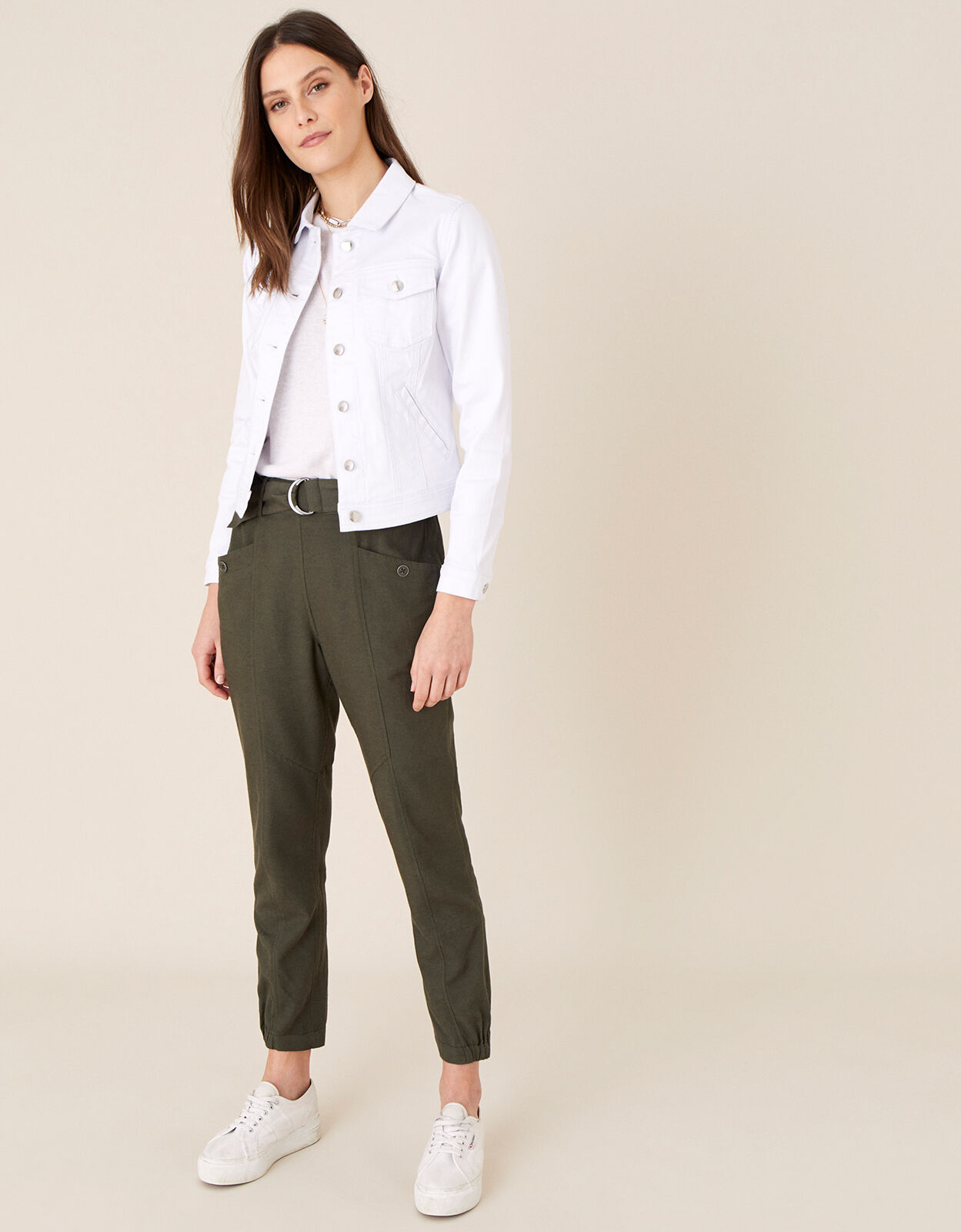 Willow Denim Jacket White