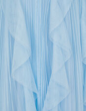 Scarla Sequin Ruffle Party Dress, Blue (PALE BLUE), large