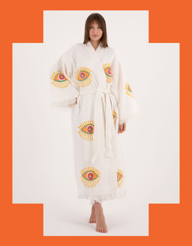 Meraki Beach Eye Kimono, , large