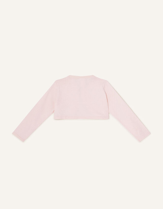 Baby Fluffy Collar Super-Soft Cardigan, Pink (PINK), large