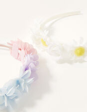 Rainbow Daisy Headband Twinset, , large