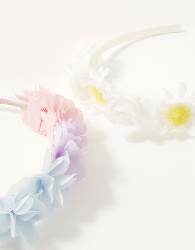 Rainbow Daisy Headband Twinset, , large