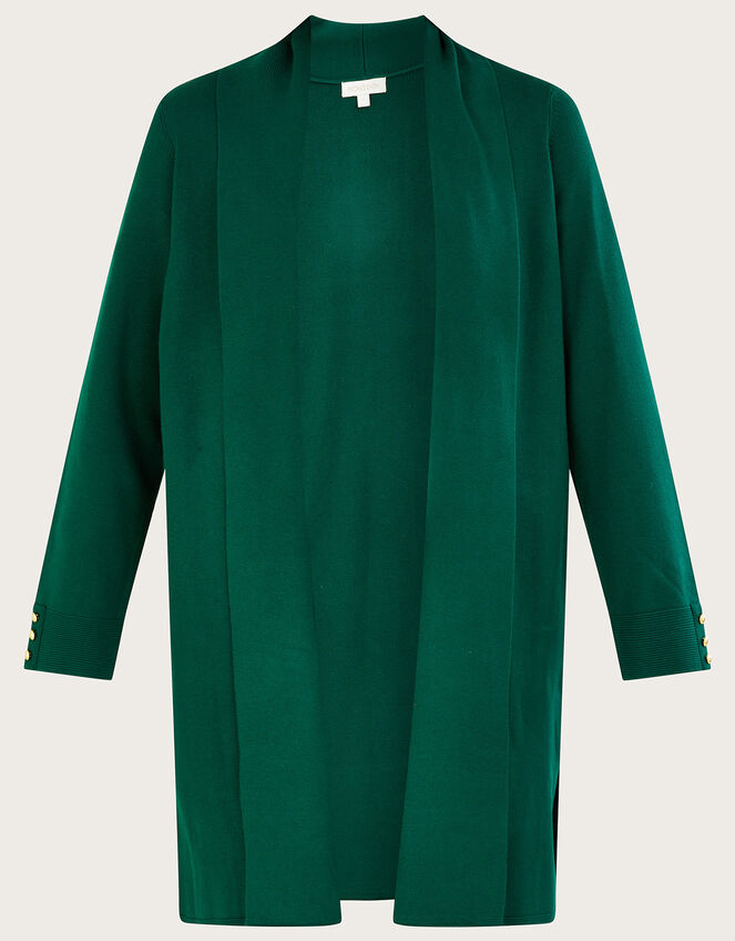 Shawl Coatigan with LENZING™ ECOVERO™ , Green (DARK GREEN), large