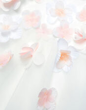 Baby Nola 3D Flower Dress, Ivory (IVORY), large