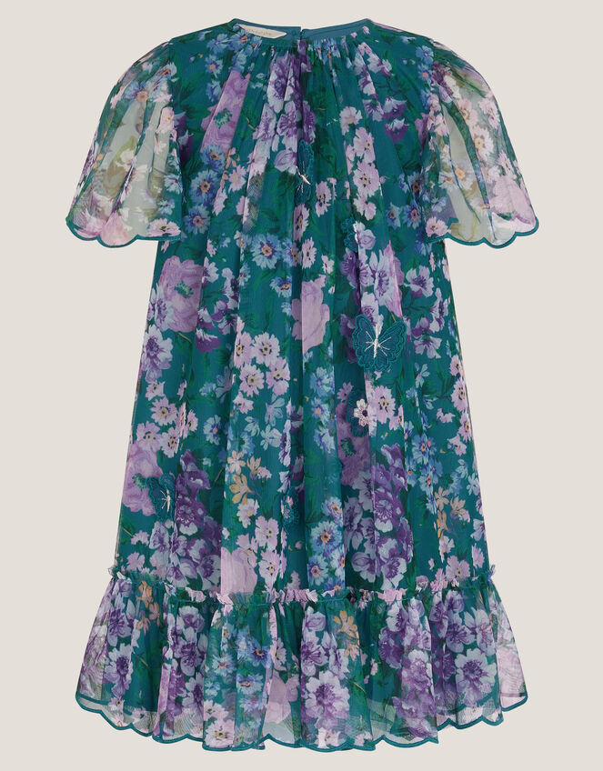 Wildflower Swing Dress, Teal (TEAL), large