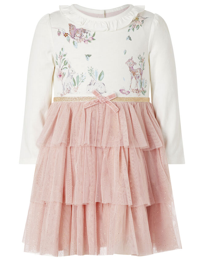Baby Woodland Animal Disco Dress, Pink (PINK), large