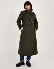 Mya Military Coat, Green (KHAKI), large