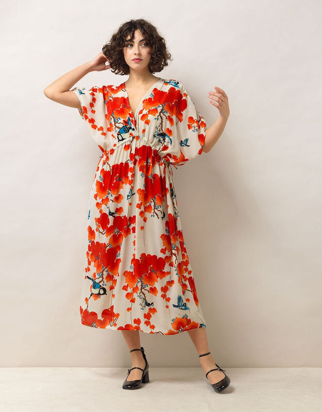 One Hundred Stars Acer Print Kaftan Dress, , large