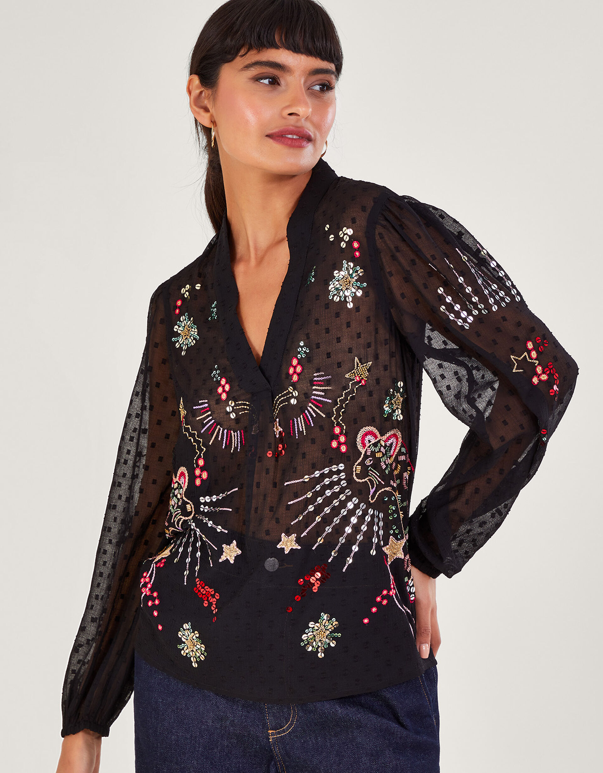 Lyla Lace Bow Blouse