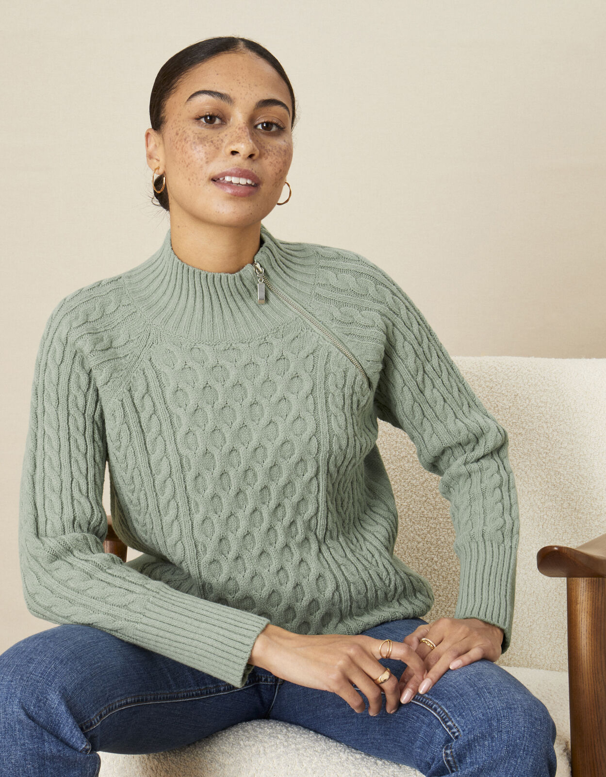 sage sweater
