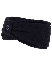 Sparkle Bow Knit Bando, , large