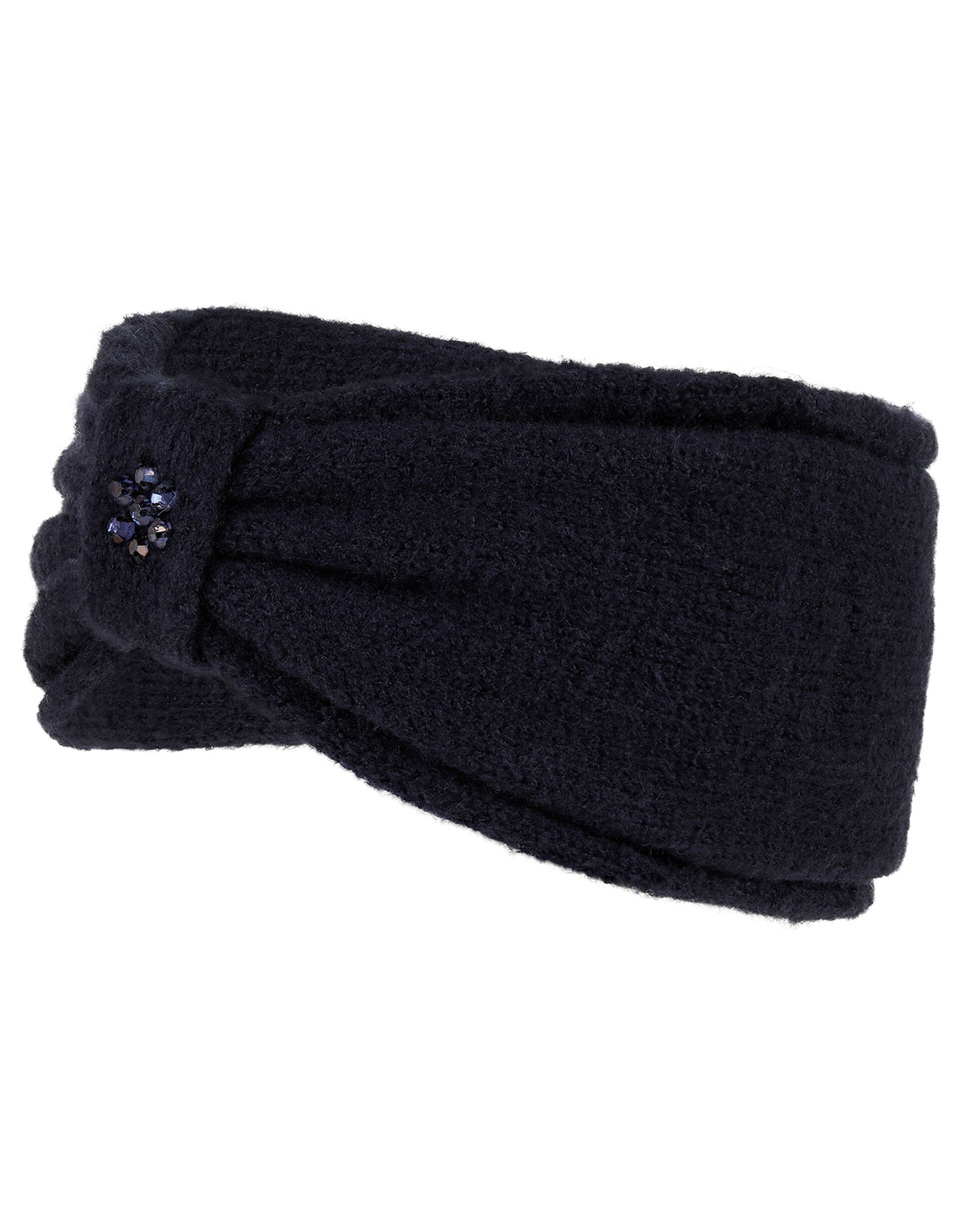 Sparkle Bow Knit Bando, , large