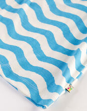 Frugi Wavy Stripe Top, Blue (BLUE), large