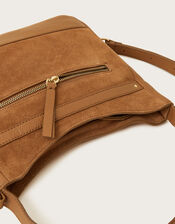 Leather Shoulder Bag, , large
