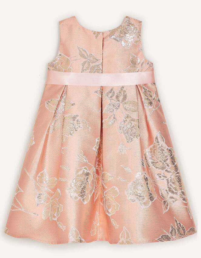 Baby Rose Jacquard Dress, Pink (PINK), large