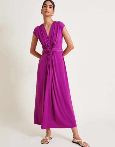 Jaya Jersey Maxi Dress, Purple (PURPLE), large