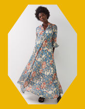 East Jennie Floaty Floral Maxi Dress, Multi (MULTI), large