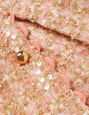 Sequin Tweed Skort, Pink (PINK), large