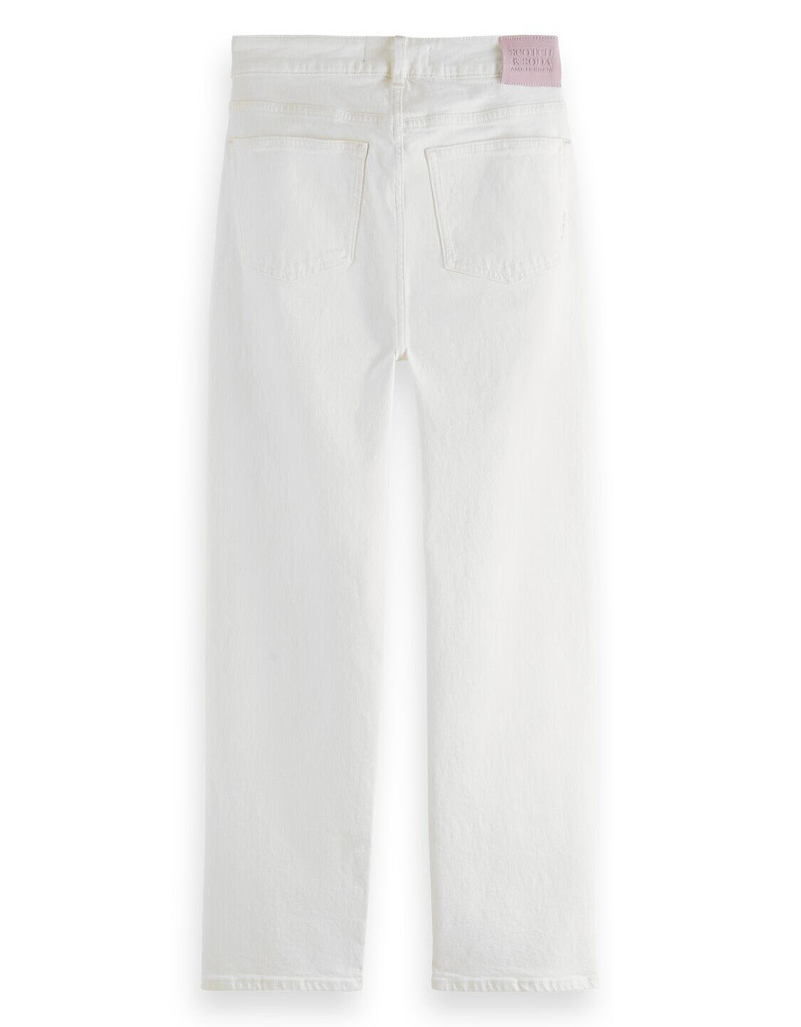 Scotch and Soda Sky Straight Jeans Longer Length White