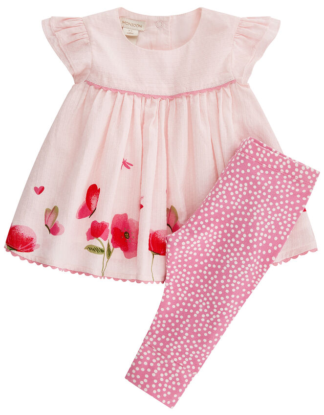 Newborn Baby Pippa Top and Legging Set, Pink (PINK), large
