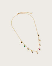 Gem Multi Charm Necklace, , large