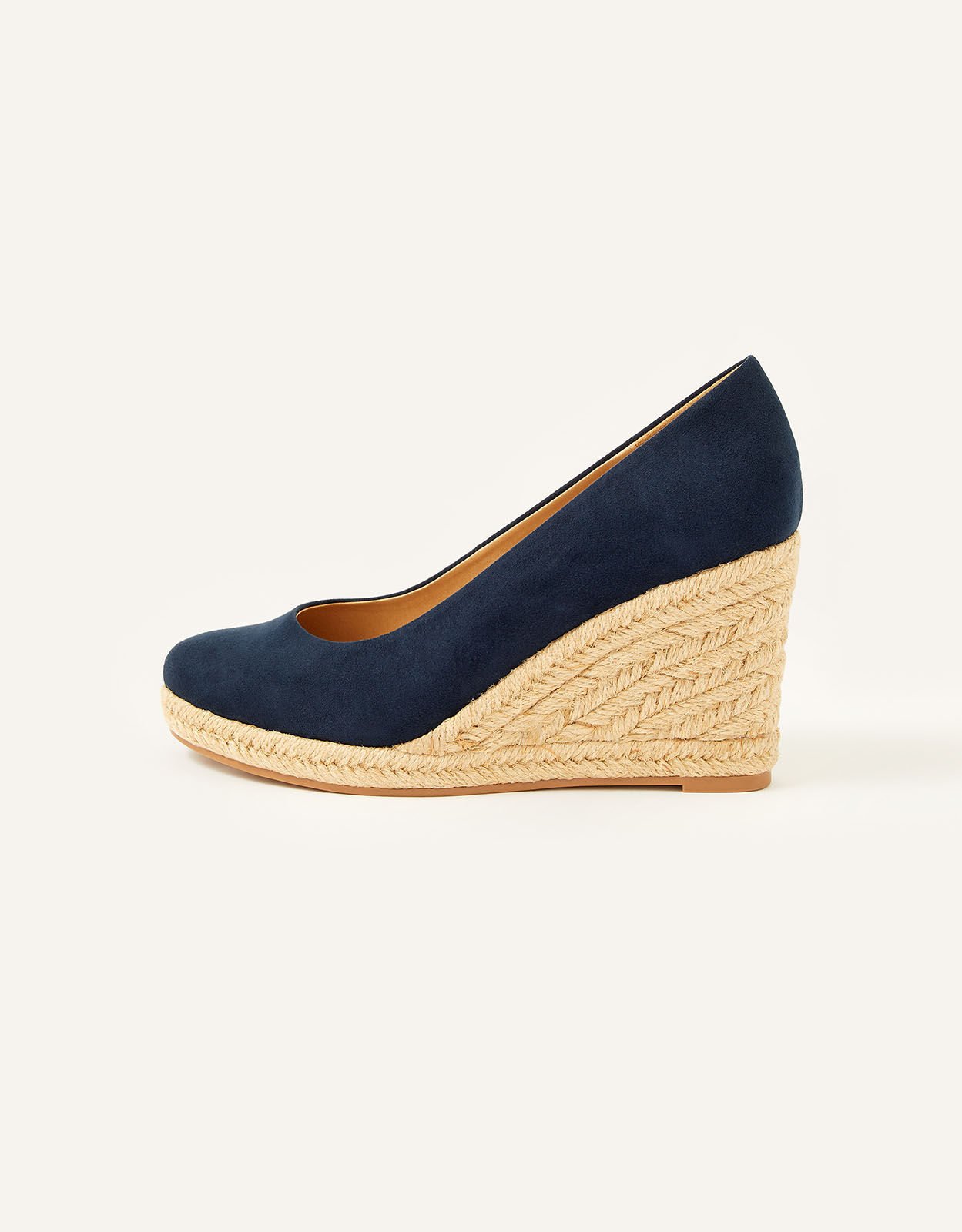 Elena Espadrille Wedges Blue