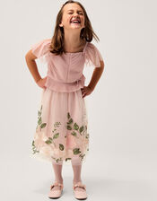 Olene Pleat Tulle Top, Pink (PALE PINK), large