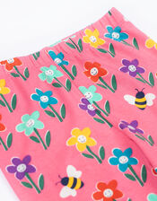 Frugi Libby Printed Leggings, Pink (PINK), large