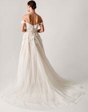 Luciane Bardot Wedding Dress, Ivory (IVORY), large