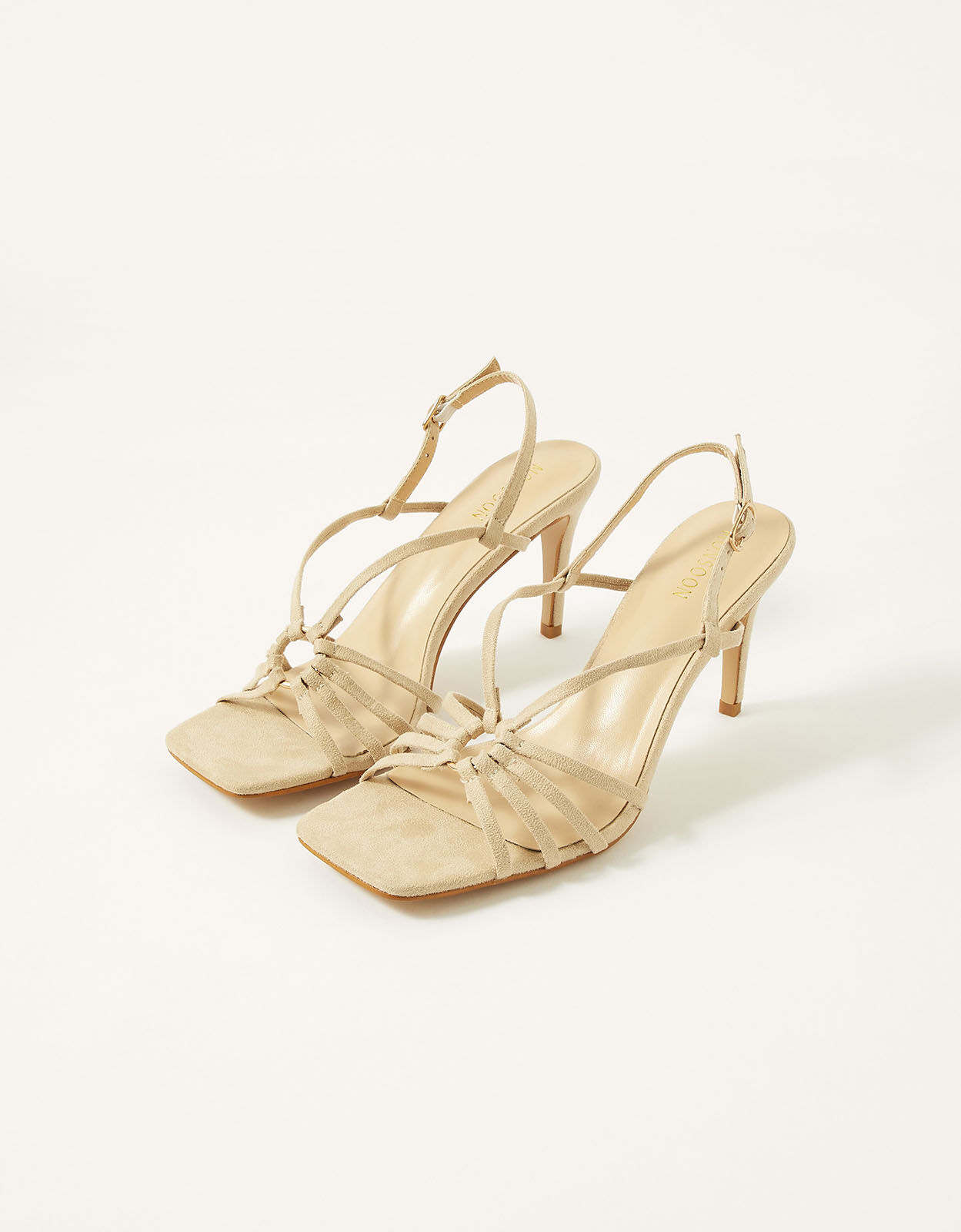 Gold detail heels sales