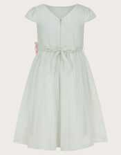 Rossy Shimmer Bridesmaid Dress, Green (GREEN), large