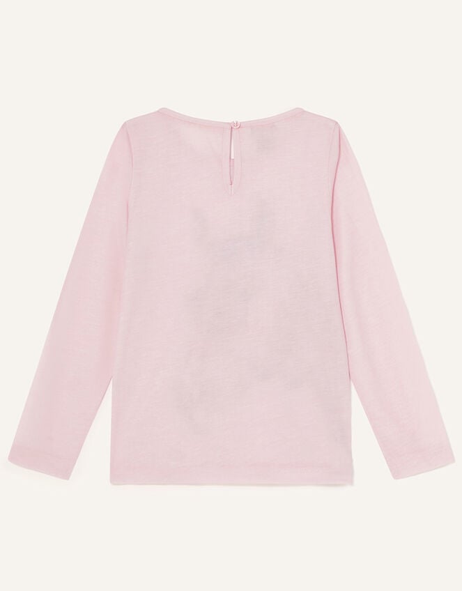 Long Sleeve Horse Head T-Shirt, Pink (PINK), large