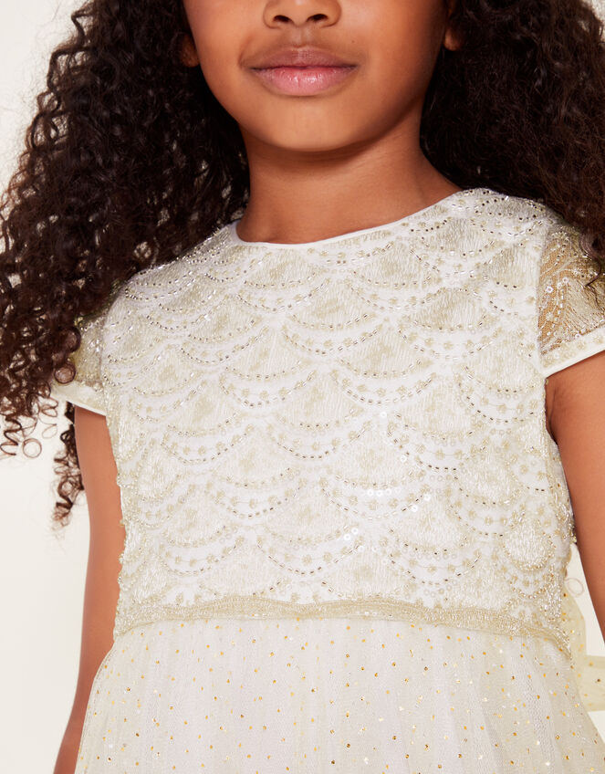 Ella Embellished Maxi Dress, Gold (GOLD), large