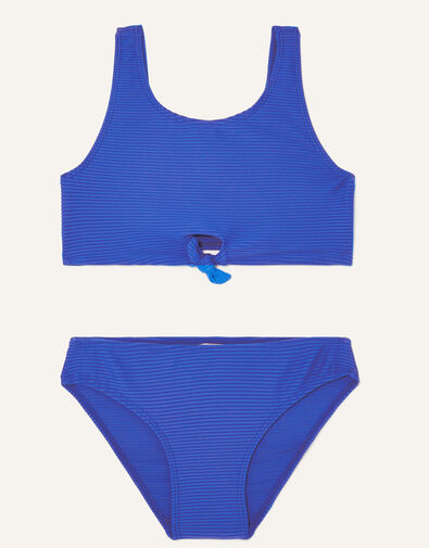 Tie Front Bikini Blue, Blue (BLUE), large