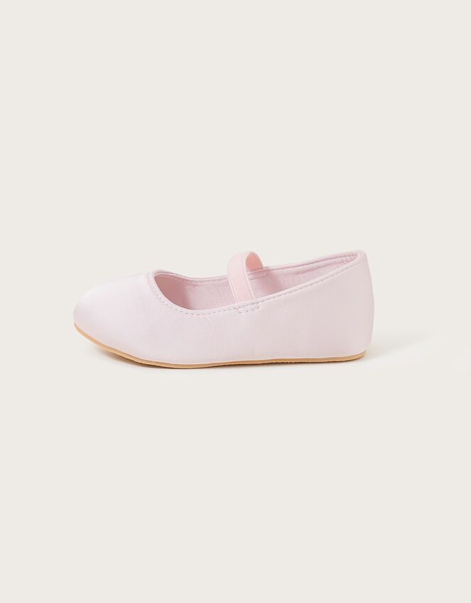 Baby Sadie Satin Walker Shoes, Pink (PINK), large
