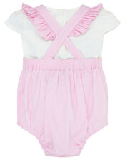 Newborn Baby Maya Strawberry Romper Set, Pink (PINK), large