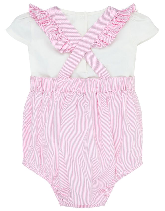 Newborn Baby Maya Strawberry Romper Set, Pink (PINK), large