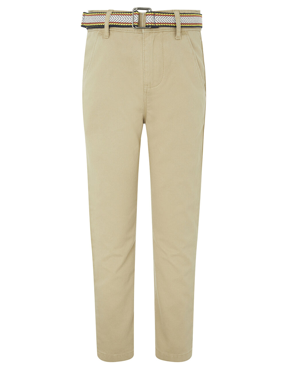 Children Boys 0-12yrs | Stone Belted Chino Trouser Natural - BZ50758