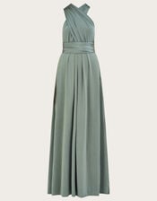 Twist Me Tie Me Maxi Dress, Green (SAGE), large
