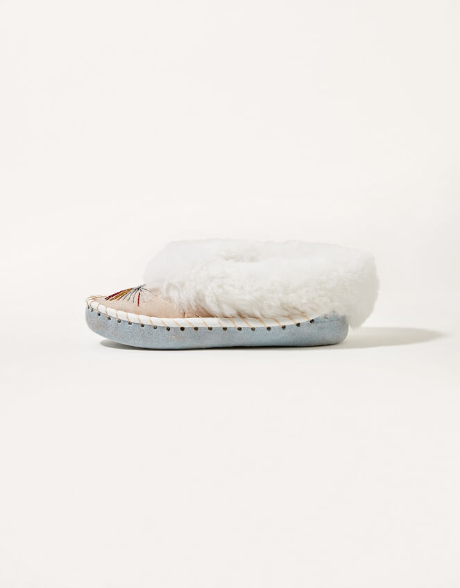 Onaie Sheepskin Slippers, White (WHITE), large